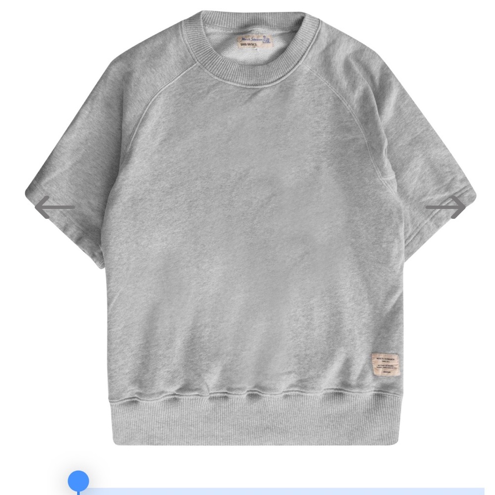 Merz b. Schwanen gray short sleeve sweatshirt size 5/M